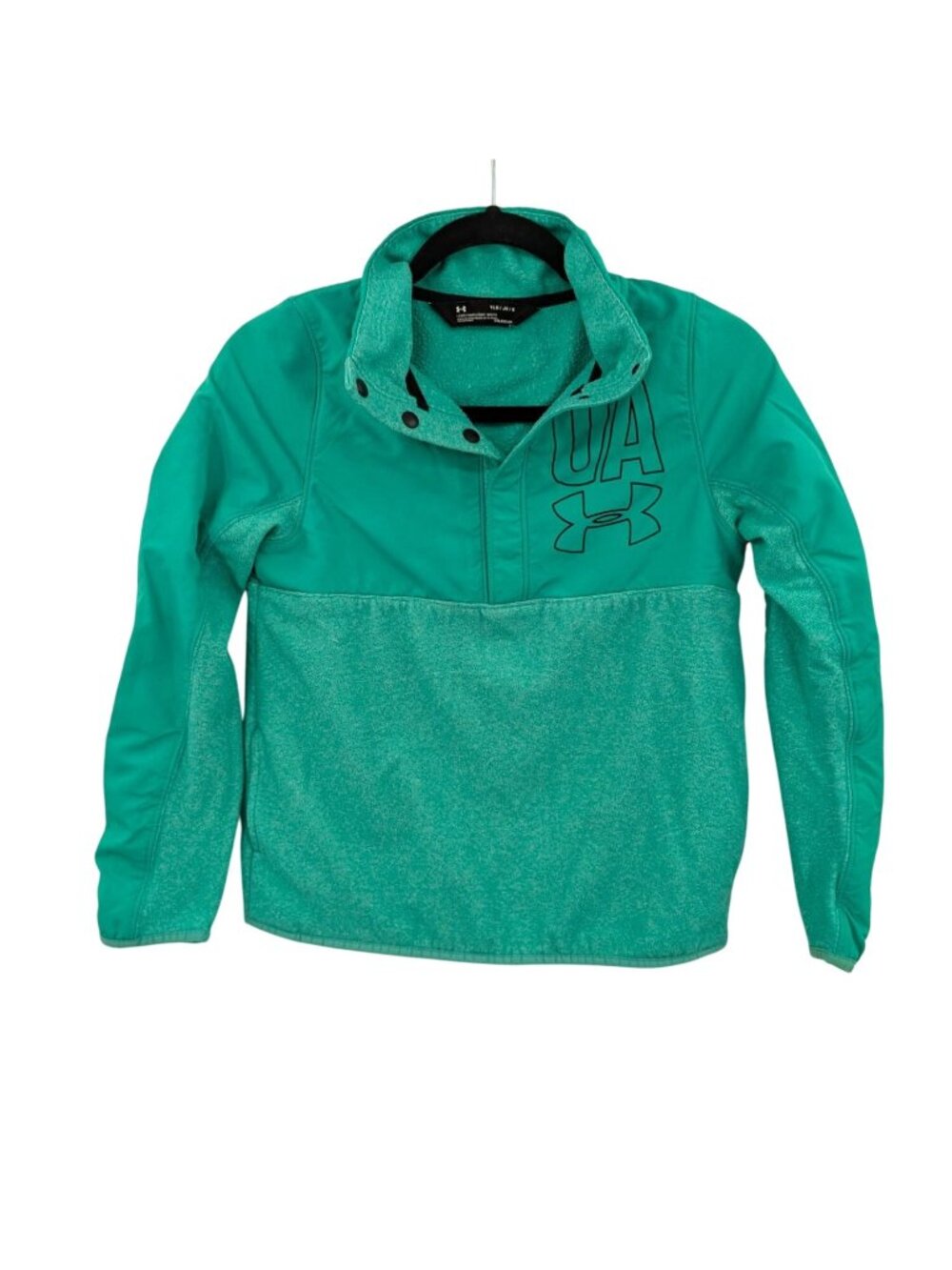 Under Armour Youth ColdGear Pullover YLG Loose 1/4 Snap Athleisure Warm Fleece